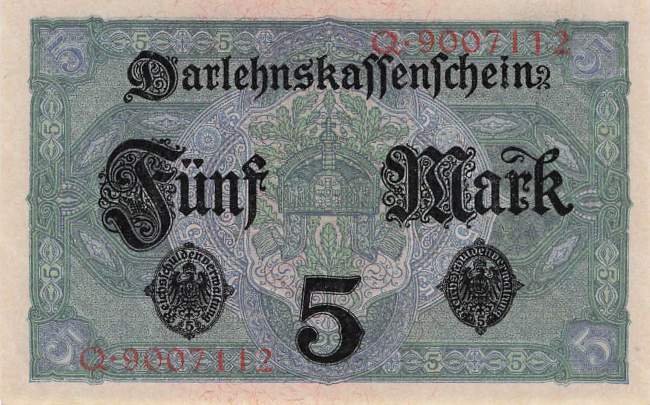 5 Mark 1917 Serie Q